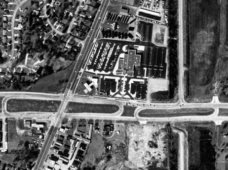 Mt Clemens Drive-In Theatre - Aerial - Photo From Terraserver